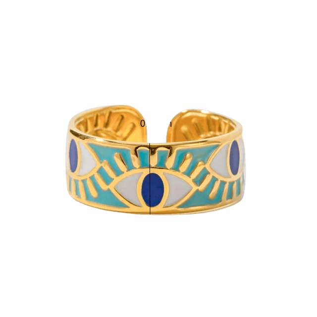 LARA - Anillo abierto de Acero Inoxidable