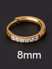 LILA - Mini de Geométrico Acero Quirúrgico